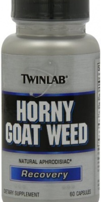 Twinlab Horny Goat Weed, Recovery, 60 Capsules (Pack of 2) Twinlab Horny Goat Weed, Recovery, 60 Capsules (Pack of 2)