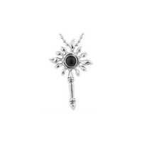 MINIBLUE Sun God Character Black Diamond 316L Medical Titanium Steel Pendant Necklaces MINIBLUE Sun God Character Black Diamond 316L Medical Titanium Steel Pendant Necklaces