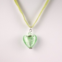 Handmade Millefiori Murano Glass Pendant - Cindy Green Handmade Millefiori Murano Glass Pendant - Cindy Green