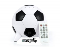 Speakal MISOCCER-MLS-BLK01 2.1 Stereo Speakers and Docking Station for iPod with 5 Speakers (Black/White)