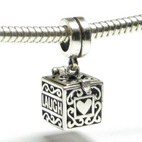 Queenberry Mother's Day Gift Sterling Silver Heart Love Laugh Live Memory Locket Prayer Box Pendant Dangle Screw On Bead For Pandora Troll European Charm Bracelets Queenberry Mother's Day Gift Sterling Silver Heart Love Laugh Live Memory Locket Prayer Box Pendant Dangle Screw On Bead For Pandora Troll European Charm Bracelets