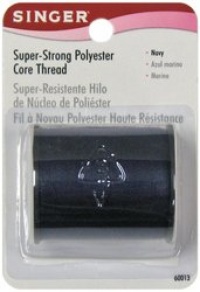 Singer Super Strong Polyester Core Thread 150 Yards-Navy Singer Super Strong Polyester Core Thread 150 Yards-Navy