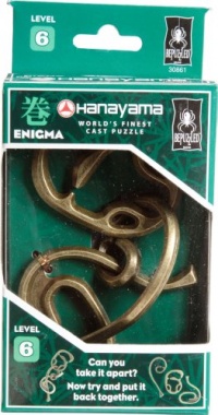 BePuzzled Hanayama Cast Metal Brainteaser Puzzles - Hanayama Enigma Puzzle (Level 6) BePuzzled Hanayama Cast Metal Brainteaser Puzzles - Hanayama Enigma Puzzle (Level 6)