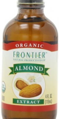 Frontier Almond Extract Certified Organic, 4-Ounce Bottle