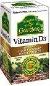 Nature's Plus Source of Life Garden Vitamin D3 -- 60 Vegetarian Capsules Nature's Plus Source of Life Garden Vitamin D3 -- 60 Vegetarian Capsules