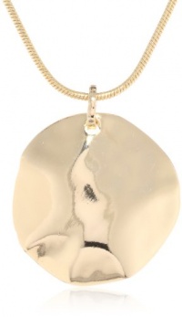 Nine West Steeling Beauty Disc Pendant Necklace, 18 Nine West Steeling Beauty Disc Pendant Necklace, 18