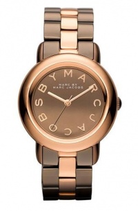 Marc Jacobs Marci Mirror Brown Dial Two-Tone Steel Ladies Watch MBM3171 Marc Jacobs Marci Mirror Brown Dial Two-Tone Steel Ladies Watch MBM3171