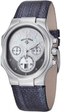 Philip Stein Classic Chrono Ladies Blue Strap Watch 22-FGR-UNM Philip Stein Classic Chrono Ladies Blue Strap Watch 22-FGR-UNM