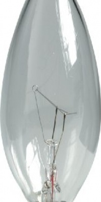 GE 16050 60-Watt Candelabra Base Bent Tip Light Bulb, Crystal Clear, 4-Pack GE 16050 60-Watt Candelabra Base Bent Tip Light Bulb, Crystal Clear, 4-Pack