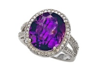 Genuine Amethyst Ring by Effy Collection® LIFETIME WARRANTY Genuine Amethyst Ring by Effy Collection® LIFETIME WARRANTY