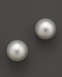 Cultured white South Sea pearls make a timeless statement on simply glamorous studs. From Tara Pearls. Cultured white South Sea pearls make a timeless statement on simply glamorous studs. From Tara Pearls.