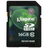 Kingston Digital Secure Digital Class 10 Value Card (SD10V/16GB)