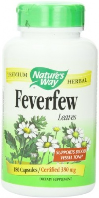 Nature's Way Feverfew Leaves (COG), 180 Capsules Nature's Way Feverfew Leaves (COG), 180 Capsules