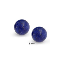 Bling Jewelry Sterling Silver Round Lapis Gemstone Unisex Ball Stud Earrings 8mm Bling Jewelry Sterling Silver Round Lapis Gemstone Unisex Ball Stud Earrings 8mm