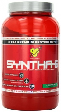 BSN Syntha-6 Protein Powder, Chocolate Mint, 2.91 Pounds BSN Syntha-6 Protein Powder, Chocolate Mint, 2.91 Pounds