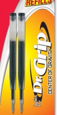 Pilot Dr. Grip Center of Gravity Ballpoint Ink Refill, 2-Pack, Medium Point, Black Ink (77271) Pilot Dr. Grip Center of Gravity Ballpoint Ink Refill, 2-Pack, Medium Point, Black Ink (77271)