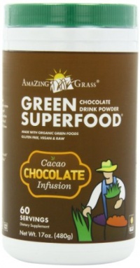 Amazing Grass Chocolate Drink Powder, Green Superfood, 17-Ounce Container Amazing Grass Chocolate Drink Powder, Green Superfood, 17-Ounce Container