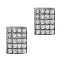 Stunning Sterling Silver Cubic Zirconia Earrings B/New Stunning Sterling Silver Cubic Zirconia Earrings B/New