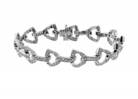 Diamond Bracelet 3.46ct Round Brilliant Diamonds in 18 K White Gold Diamond Bracelet 3.46ct Round Brilliant Diamonds in 18 K White Gold