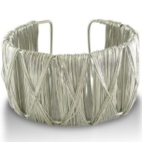 Fashion Forward Hand Wrapped Artistic Wire Cuff