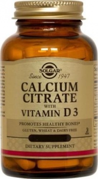 Solgar - Calcium Citrate With Vitamin D, 240 tablets