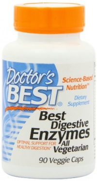 Doctor's Best Best Digestive Enzymes, Vegetable Capsules, 90-Count Doctor's Best Best Digestive Enzymes, Vegetable Capsules, 90-Count
