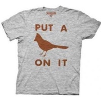 T-Shirt - Portlandia - Put a Bird On It (Slim Fit)Grey,Small T-Shirt - Portlandia - Put a Bird On It (Slim Fit)Grey,Small