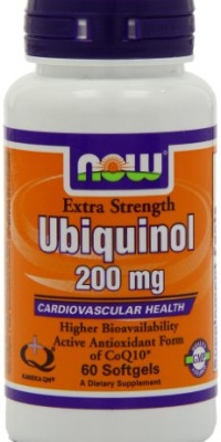 Now Foods Ubiquinol 200mg, Soft-gels, 60-Count Now Foods Ubiquinol 200mg, Soft-gels, 60-Count