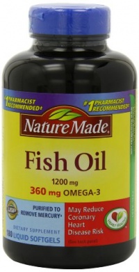 Nature Made Fish Oil Omega-3 1200mg, 180 Softgels (Pack of 3) Nature Made Fish Oil Omega-3 1200mg, 180 Softgels (Pack of 3)