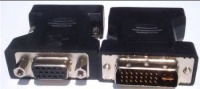 PTC DVI-I Male (24+5) to VGA Female Black Adapter PTC DVI-I Male (24+5) to VGA Female Black Adapter