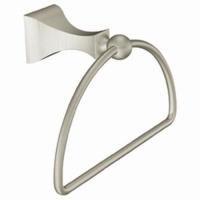 Moen DN8386BN Retreat Towel Ring, Brushed Nickel