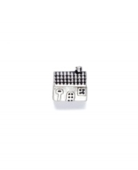 In sterling silver, this sweet little house shows off a detailed tile roof, chimney, door and window. Donatella is a playful collection of charm bracelets and necklaces that can be personalized to suit your style! Available exclusively at Macy's. In sterling silver, this sweet little house shows off a detailed tile roof, chimney, door and window. Donatella is a playful collection of charm bracelets and necklaces that can be personalized to suit your style! Available exclusively at Macy's.