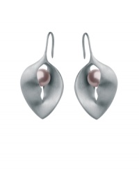 For days in the sun and sand, these summery shell earrings by Breil are beach-perfect. Crafted from polished stainless steel, shell-shaped drops highlight pink natural pearls. Approximate drop: 1 inch. For days in the sun and sand, these summery shell earrings by Breil are beach-perfect. Crafted from polished stainless steel, shell-shaped drops highlight pink natural pearls. Approximate drop: 1 inch.