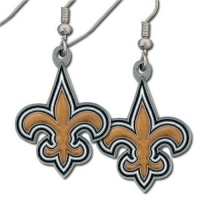 NFL New Orleans Saints Dangle Earrings NFL New Orleans Saints Dangle Earrings