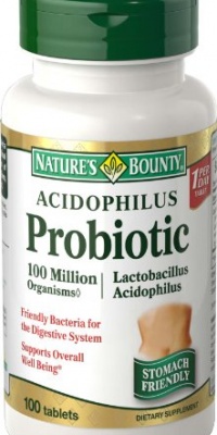 Nature's Bounty Probiotic Acidophilus, 100 Tablets (Pack of 4) Nature's Bounty Probiotic Acidophilus, 100 Tablets (Pack of 4)