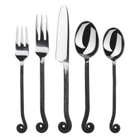 Gourmet Settings Treble Clef 20-Piece Flatware Set, Service for 4 Gourmet Settings Treble Clef 20-Piece Flatware Set, Service for 4