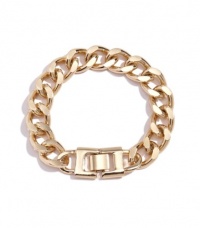 G by GUESS Men's Gold-Tone Chain Bracelet, BLACK G by GUESS Men's Gold-Tone Chain Bracelet, BLACK