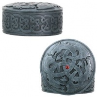 Celtic Dragon Box Collectible Container Tribal Monster Statue Figurine Celtic Dragon Box Collectible Container Tribal Monster Statue Figurine