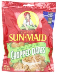 Sun Maid Chopped Dates, 8-Ounce Bag (Pack of 5) Sun Maid Chopped Dates, 8-Ounce Bag (Pack of 5)