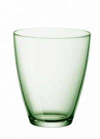 Bormioli Rocco Zeno Rocks Glass, Green, Set of 12 Bormioli Rocco Zeno Rocks Glass, Green, Set of 12