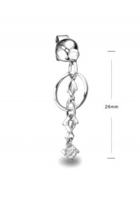 Design II - Diamond And 18K White Gold Earrings Design II - Diamond And 18K White Gold Earrings