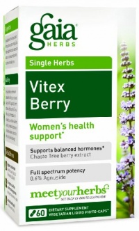 Gaia Herbs Vitex Berry, 60 Liquid Phyto-Capsules Gaia Herbs Vitex Berry, 60 Liquid Phyto-Capsules