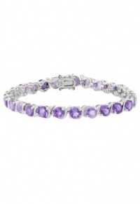 Effy Jewlery Sterling Silver Amethyst 7 Bracelet, 8.64 TCW Effy Jewlery Sterling Silver Amethyst 7 Bracelet, 8.64 TCW