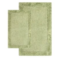 Chesapeake 2-Piece 21-Inch by 34-Inch and 24-Inch by 40-Inch Bella Napoli Rug Set, Bottle Green Chesapeake 2-Piece 21-Inch by 34-Inch and 24-Inch by 40-Inch Bella Napoli Rug Set, Bottle Green