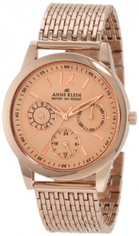 Anne Klein Women's 10/9734RGRG Rosegold-Tone Multi-Function Mesh Bracelet Watch Anne Klein Women's 10/9734RGRG Rosegold-Tone Multi-Function Mesh Bracelet Watch