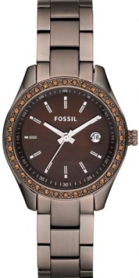 FOSSIL Stella Mini Stainless Steel Watch - Brown FOSSIL Stella Mini Stainless Steel Watch - Brown