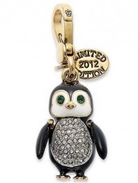 Juicy Couture Limited Editition 2012 Charm Pave Penquin Gold Bracelet Charm YJRU6242 Juicy Couture Limited Editition 2012 Charm Pave Penquin Gold Bracelet Charm YJRU6242