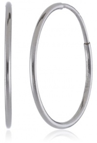 Duragold 14k Gold Endless Hoop Earrings, (0.6 Diameter) Duragold 14k Gold Endless Hoop Earrings, (0.6 Diameter)