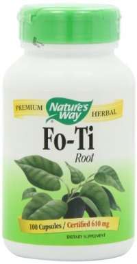 Nature's Way Fo-Ti Root, 100 Capsules, 610mg (Pack of 2) Nature's Way Fo-Ti Root, 100 Capsules, 610mg (Pack of 2)