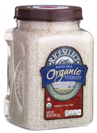 RiceSelect Organic Texmati White Rice, 32-Ounce Jars (Pack of 4) RiceSelect Organic Texmati White Rice, 32-Ounce Jars (Pack of 4)